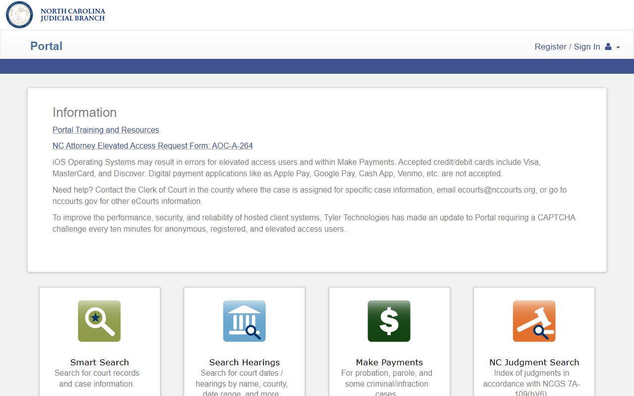 Chatham County court records after arrest eCourts Portal search